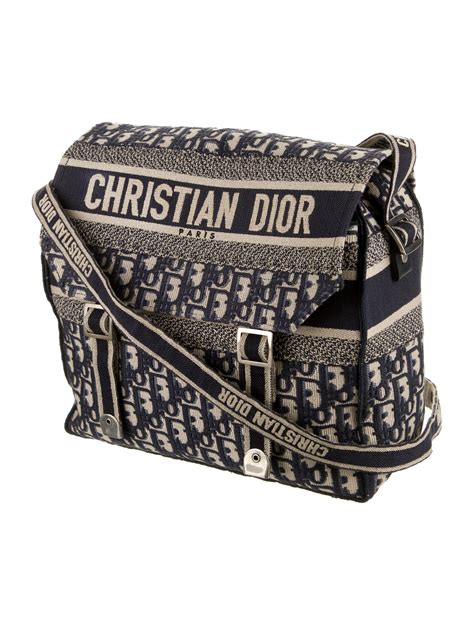 dior canvas messenger bag|christian dior canvas tote bag.